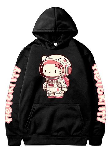 Blusa Moletom Hello Kitty Astronauta Ref 1164 
