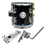 Tom De Bateria 8¨xpro Stage Preto + Clamp + Tom Holder  Kit 