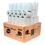 50 Rollos De Papel Térmico De 80mm X 80 Mts. 48 Grs. Factura