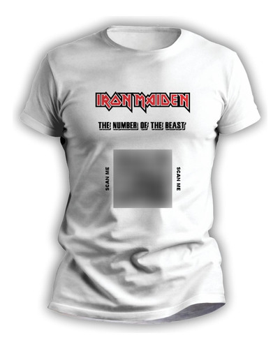 Remeras Hombre Y Mujer Interactiva Con Qr Iron Maiden - 3051