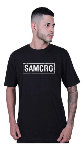 Camiseta Masculina Unissex Série Sons Of Anarchy Samcro