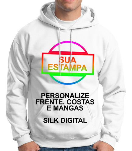 Blusa D Frio Personalizado Sua Estampa Ideia Qualquer Imagem