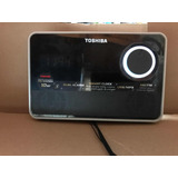 Radio Relógio Toshiba Rr1552mu - Preto Com Defeito Leia Aba