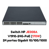 Switch Hp V1910 24 Portas Gigabit Poe 170w + 4sfp
