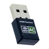 Adaptador Wifi Dual Band 2.4 / 5ghz 600mbps Wireless 5g Ac