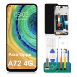 Para Oppo A72 4g Cph2067 Pantalla Táctil Lcd Con Marco