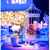 Jaulas Fanal Vintage Chic Centro Mesa Eventos Cumple 15 Boda