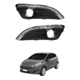 Kit Faro Auxiliar Led Drl Ford Fiesta 2013 2014 2015 16 2017