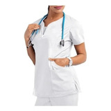 Conjunto De Uniforme Elástico Para Enfermera O Médico