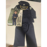 Disfraz Usado Policia Niño Edad 2 A 3 Años