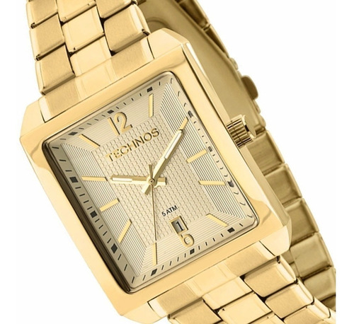 Relógio Technos Masculino Executive Dourado 2115kob/1d 