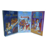 Trilogía La Bella Y La Bestia Vhs Clásicos Disney Originales