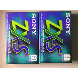 Pack De 2 Unidades Cassettes Virgenes Sony Zx-s60