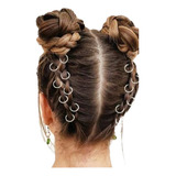 Argollitas Hair Ring Para Trenzas X25unidades.mariann Moon 
