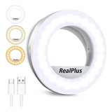 Realplus - Anillo De Luz Recargable Para Telfono Porttil Con