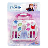 Set De Maquillaje Frozen Make Up Cartera Maquillaje Labial