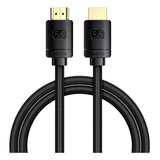 Cable Baseus 8k Hdmi 2.1 60hz 1.5mts Negro High Definition