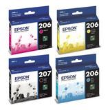 Cartuchos Epson T207 Negro + T206 Colores  Xp2101 Combo Orig