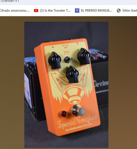 Special Cranker  Earthquaker Devices Overdrive