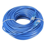 Cable De Red Para Internet 30 Metros Azul Rj45 Categoria 5e