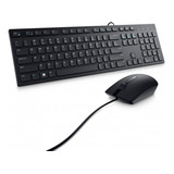 Kit Teclado Y Mouse Dell Km300c Alámbrico Usb Español Negro