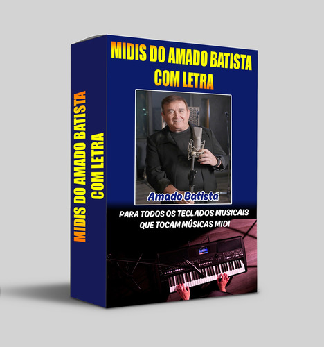 Midis Do Amado Batista Para Teclado - Envio Grátis