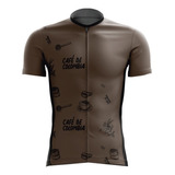 Jersey Confort Dry Cafe Verde Hombre Muisk, Malliot Ciclismo