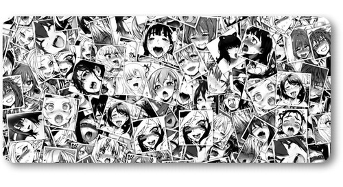 Mousepad Xl 58x30cm Cod.595 Chicas Anime Ahegao