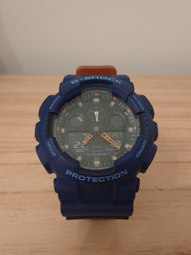 Reloj Casio G-shock Ga-100l 2a Analogico-digital (5081)