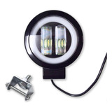 Faro 2 Pulgadas Led Ojo Angel Opcional 20w Luz Lineal  Moto