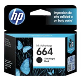 Cartucho De Tinta Hp 664 Negro Original