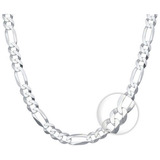 Cadena Cartier 3 X 1 Hombre, Plata 925, 55 Cm., 6,4 Mm. 