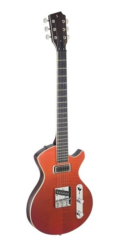 Guitarra Stagg Silveray Custom Deluxe Flamed Shading Red