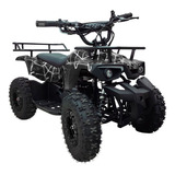 Cuatrimoto Infantil Spyder Doble Parilla Negra  Atv05