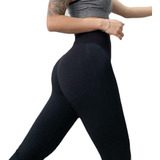 (bk-s) Leggins De Yoga Con Cintura Alta Y Control De Barriga