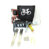 Kit Funda Reparacion Bicicleta Parches Llaves 13 Piezas 