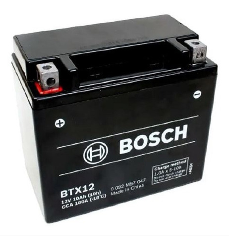 Batería Moto Gel Bosch Btx12 12v 10ah People 250 Ninja Zx