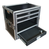 Rack Para 4 Bases Sem Fio + 3u + Gaveta Com Amortecimento