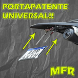 Porta Patente Mercosur Mod Nuevo Moto Metal Chapa Universal