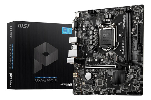 Mother B Msi B560m Pro-e Intel 10va 11va Ddr4 Atx 1200 Negro