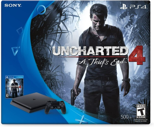 Playstation 4 Slim 500gb Uncharted 4: A Thief's End Bundle