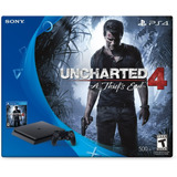 Playstation 4 Slim 500gb Uncharted 4: A Thief's End Bundle