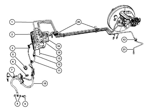 Modulo Sistema Abs Jeep Patriot 68089568ac Foto 3