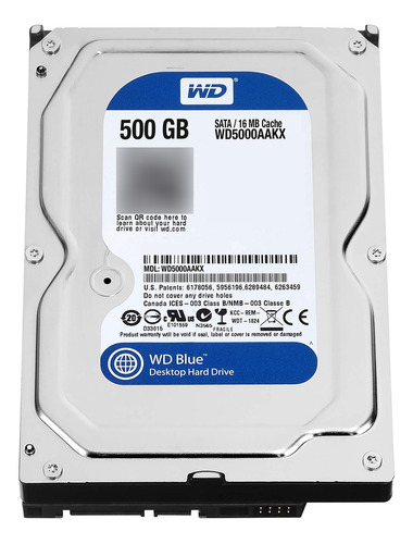 Western Digital Discos Duros Sata Wdaakx De 500 Gb Color Azul