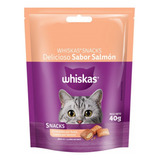 Snacks Whiskas Sabroso Para Gato Sabor Salmon 40gr