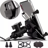 Kit 3 Suporte Celular Moto C Carregador Universal Usb + Fret