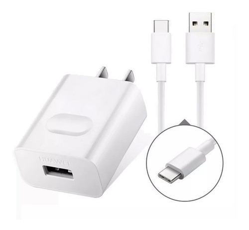 Cargador Quick Charge Tipo C Huawei Y8p