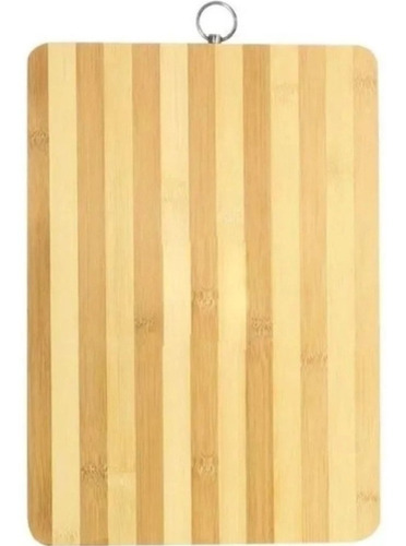 Tábua De Corte Bambu Natural 30 Cm Alta Qualidade Grossa 