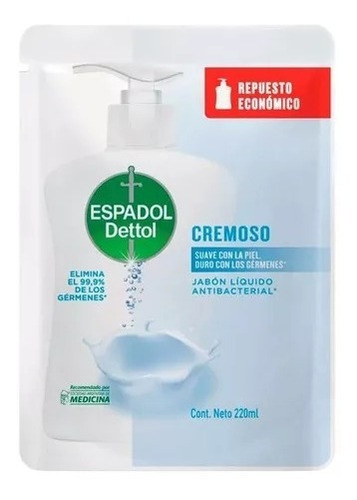 Jabon Liquido Espadol Cremoso Doypack X 220 Ml