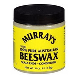 Cera Cabello Barba Crema Peinar Americana Murray's Beeswax 